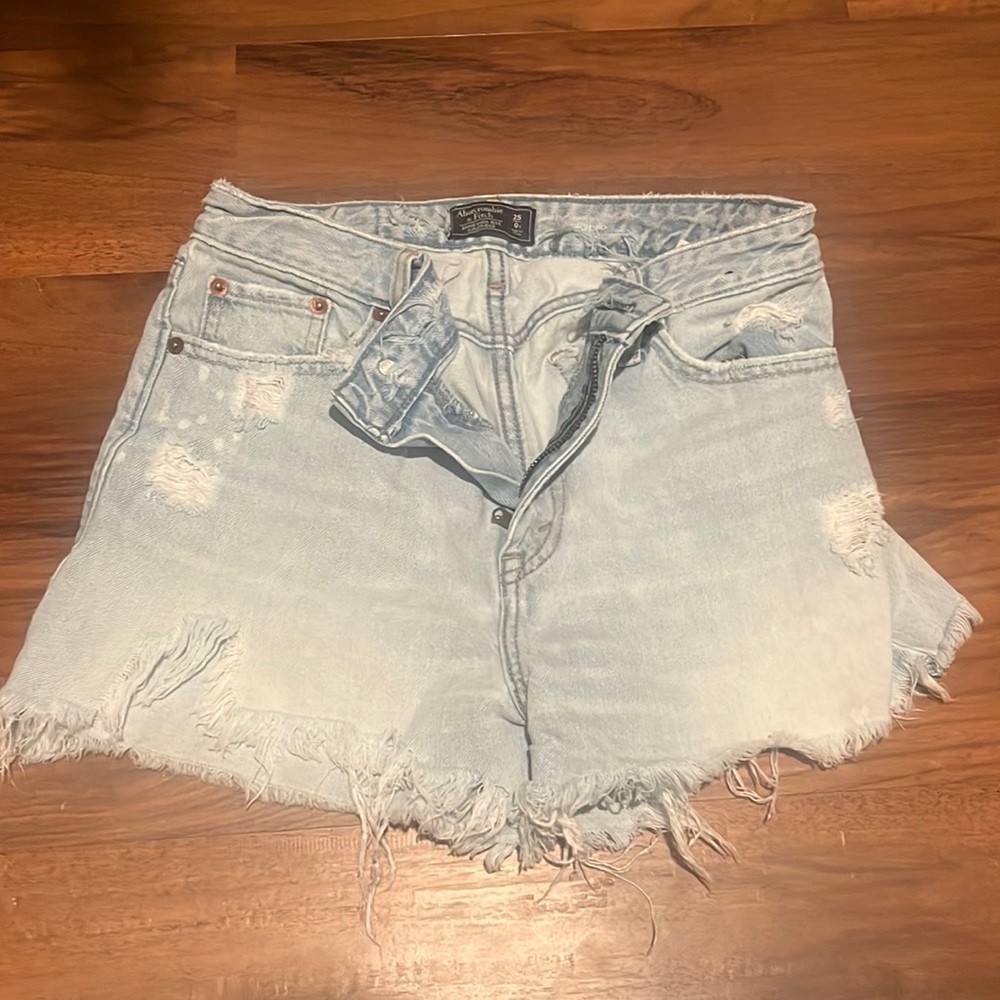 Abercrombie Fitch distress shorts